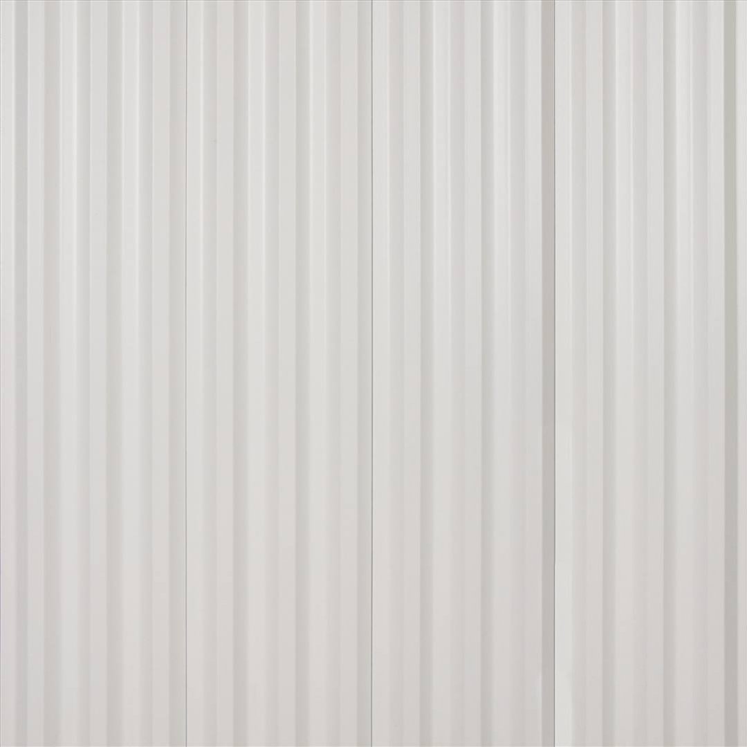 LM1804 Wainscoting PVC باللون الأبيض