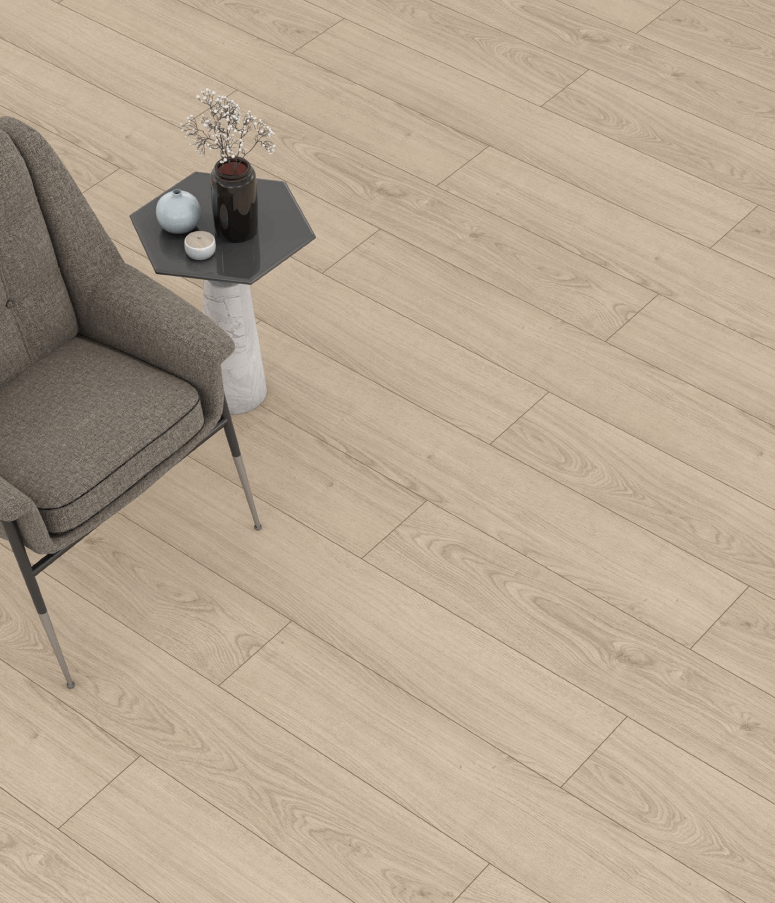 Floorpan Derzli Laminant Parke 10mm Natural Kum Meşe FN018