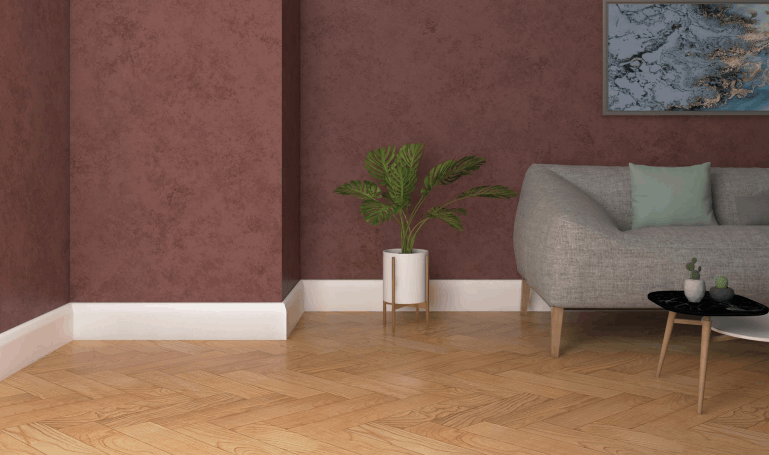 Kale Deluxe 10cm Süpürgelik Alaçatı