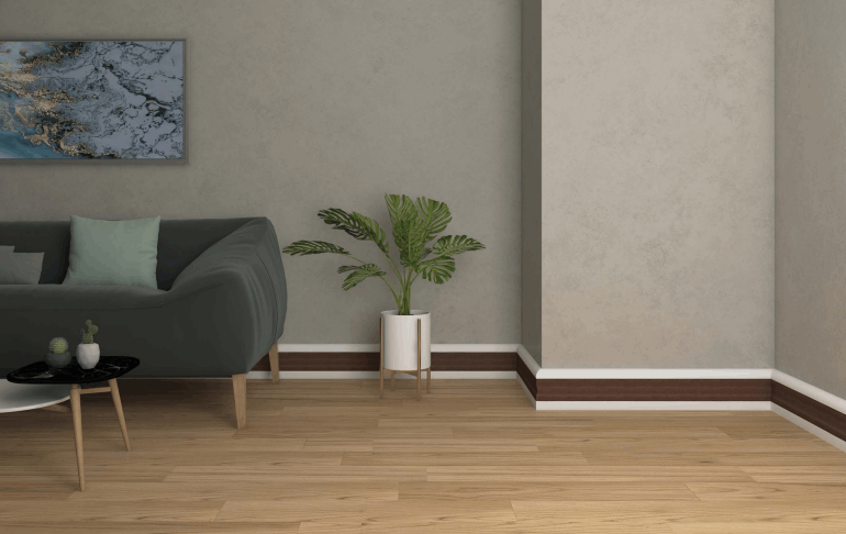 Kale Deluxe 10cm Süpürgelik Tak-Geç