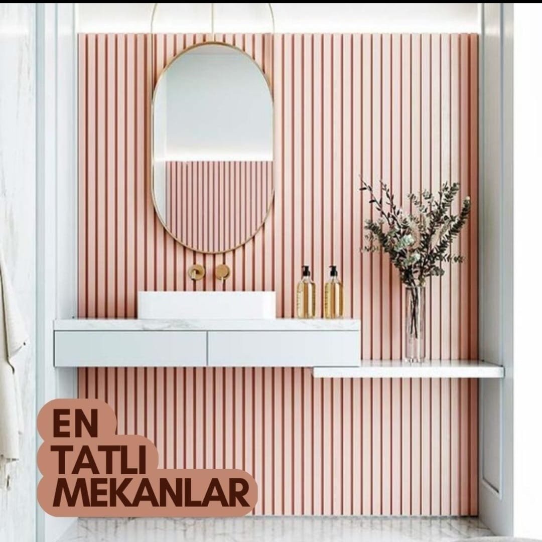 Decohan 18121 Duvar Profili Patine Pembe