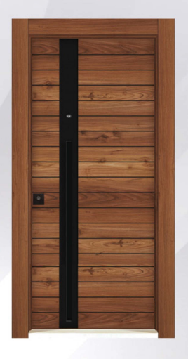 DecoDoor Lüks Seri 5002 Çelik Kapı Saruhan-Siyah