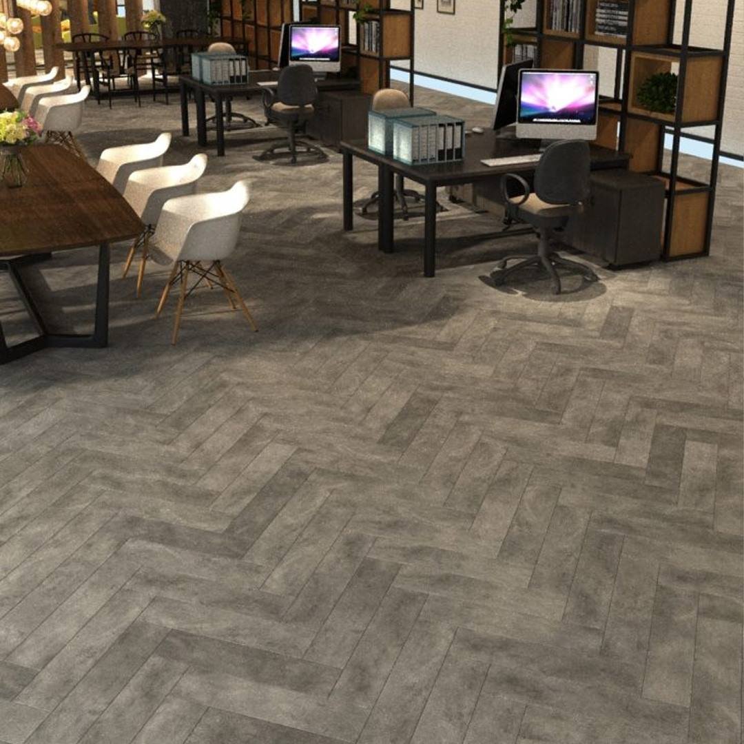 Aston Louis Garnet Herringbone Balıksırtı Laminant Parke