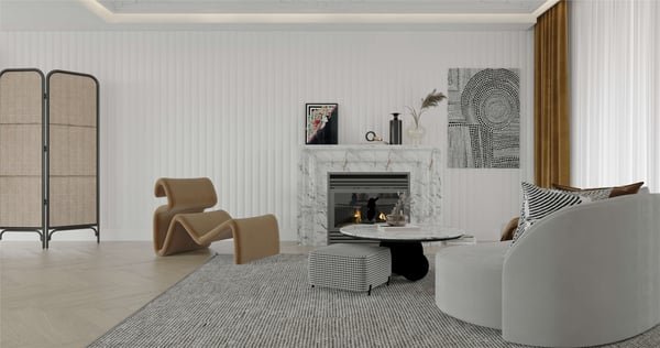 Aksüper Deluxe Duvar Profili LM1801 Pvc Beyaz