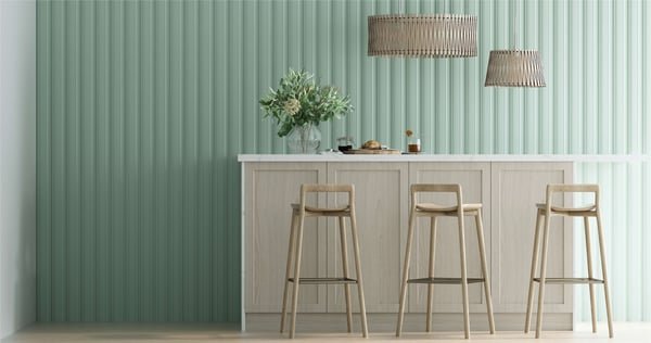 Aksüper Deluxe Duvar Profili LM1801 Soft Touch Su Yeşili