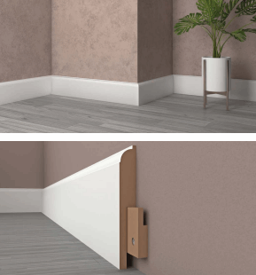 Kale Deluxe 10cm Süpürgelik Alaçatı