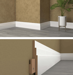 Kale Deluxe 10cm Süpürgelik Aspendos