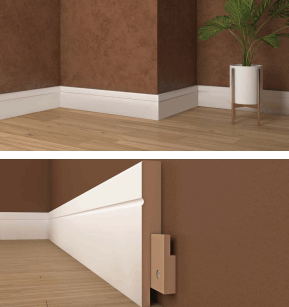 Kale Deluxe 10cm Süpürgelik Defne