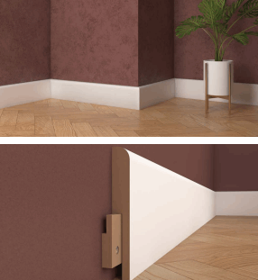 Kale Deluxe 8cm Süpürgelik Topkapı